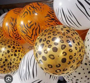 Jungle theme printed ballons