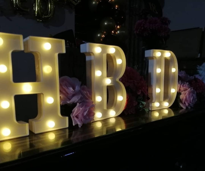 LED letters and digits