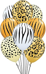 Jungle theme printed ballons