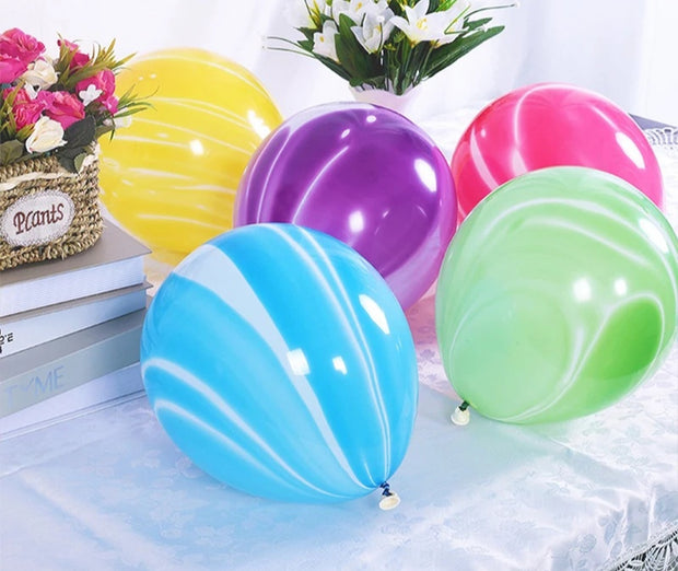 Marble balloons